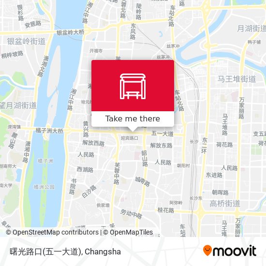 曙光路口(五一大道) map
