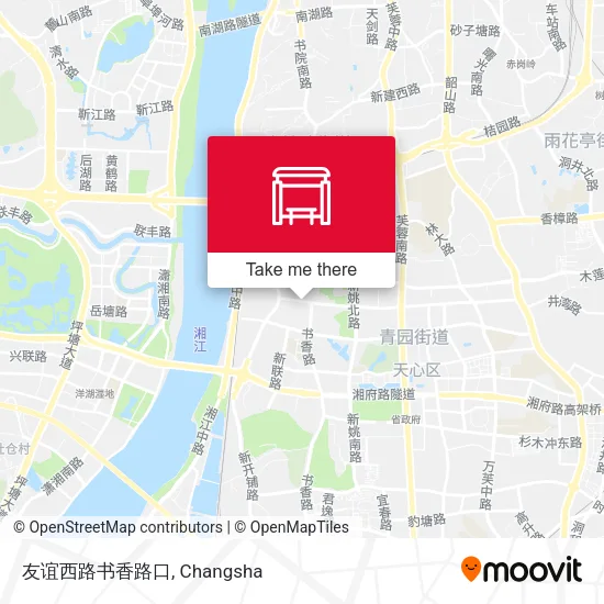 友谊西路书香路口 map
