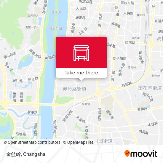 金盆岭 map