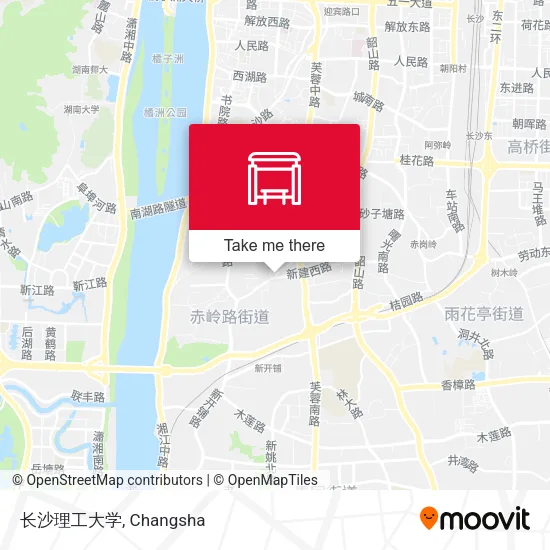 长沙理工大学 map