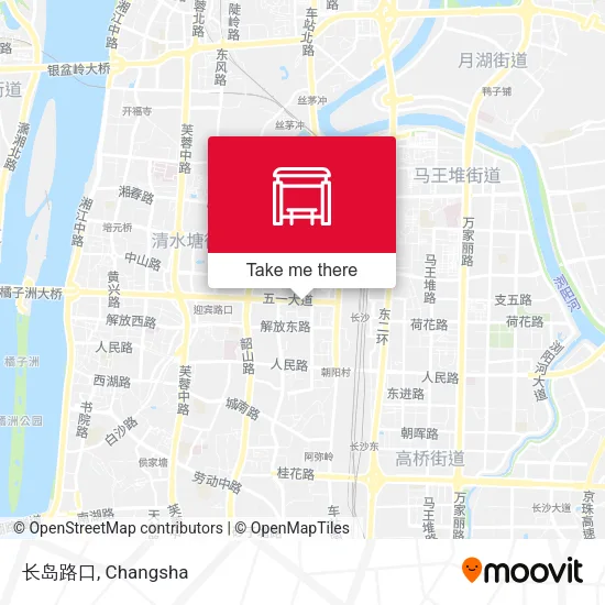 长岛路口 map