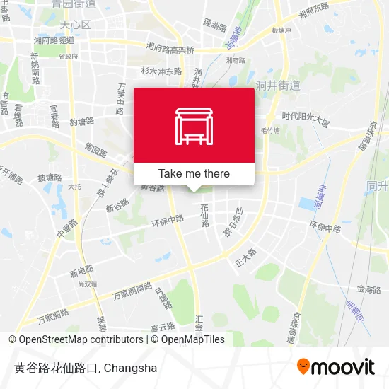 黄谷路花仙路口 map