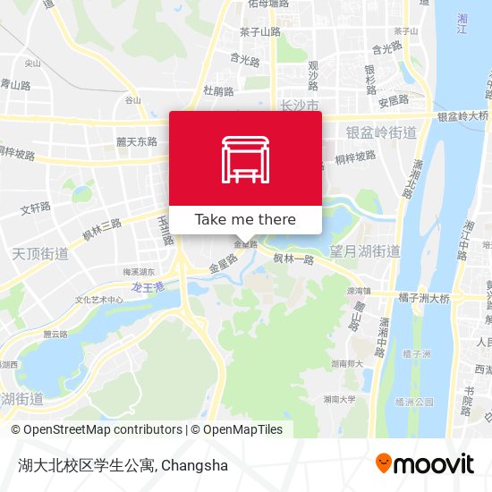 湖大北校区学生公寓 map