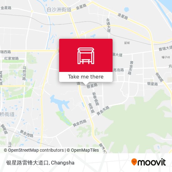 银星路雷锋大道口 map