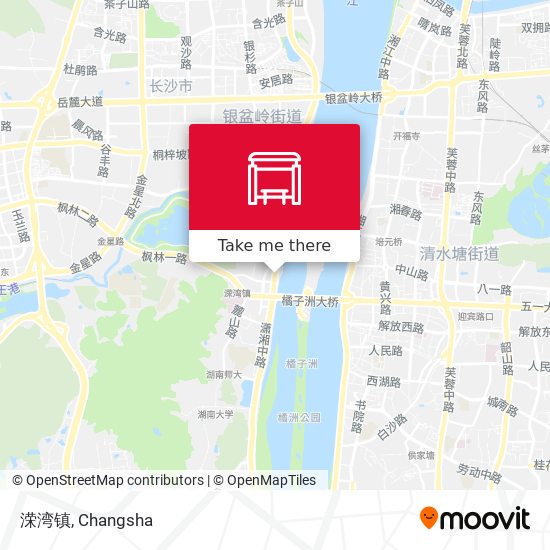 溁湾镇 map