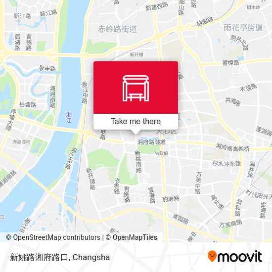 新姚路湘府路口 map