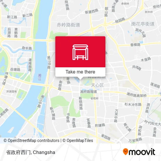 省政府西门 map