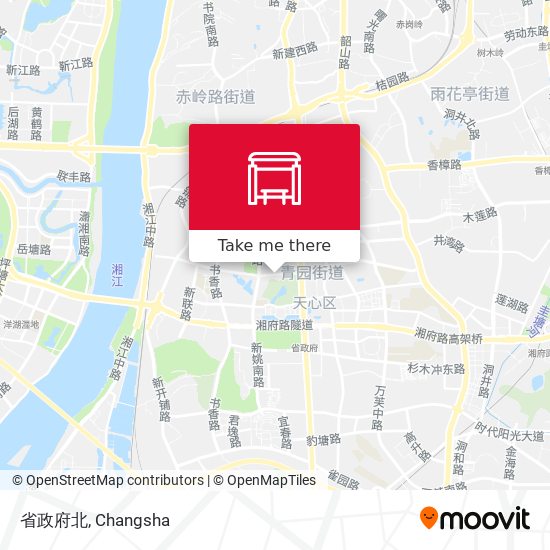 省政府北 map