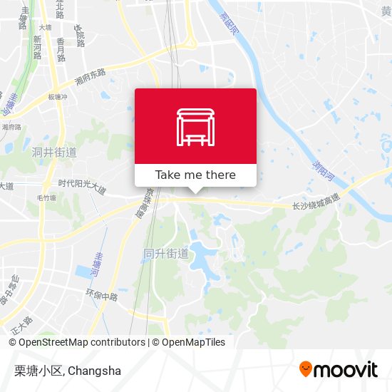 栗塘小区 map