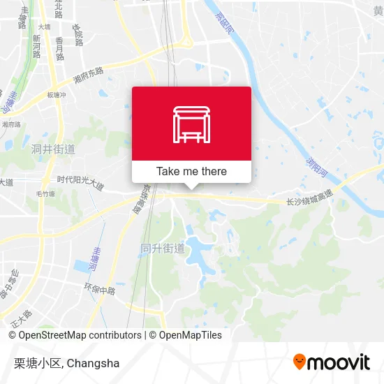 栗塘小区 map