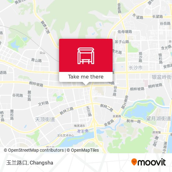 玉兰路口 map