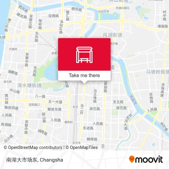 南湖大市场东 map