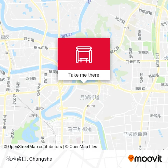 德雅路口 map