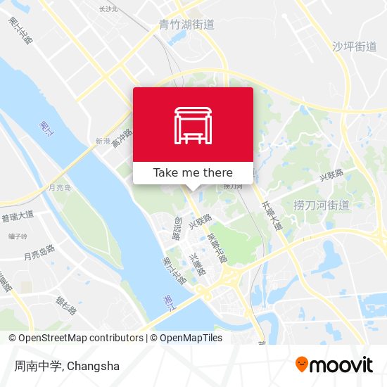 周南中学 map