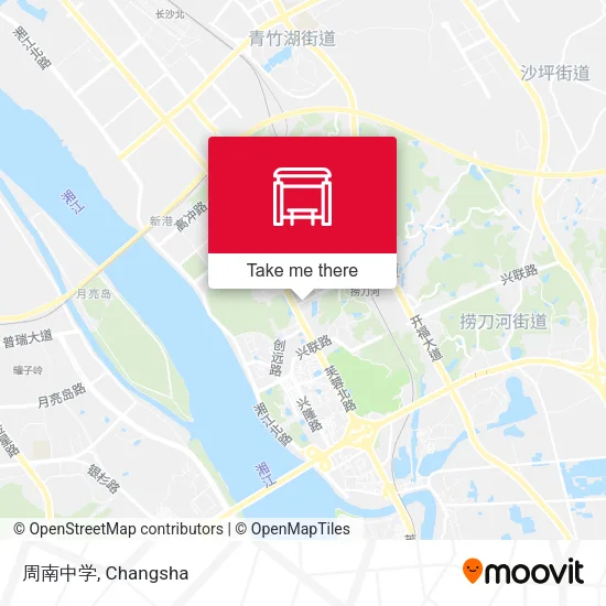 周南中学 map