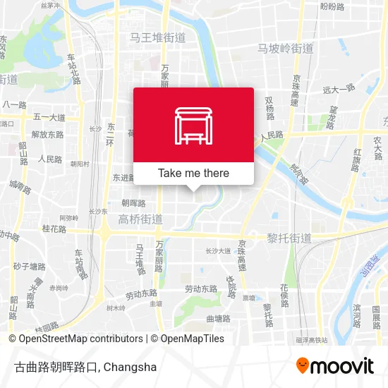 古曲路朝晖路口 map