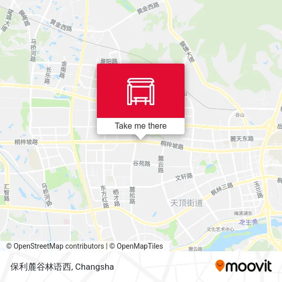 保利麓谷林语西 map