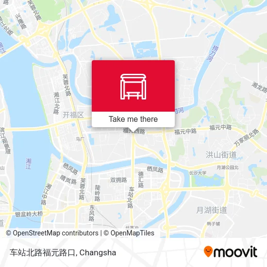 车站北路福元路口 map