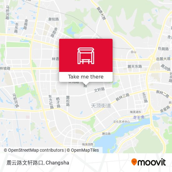 麓云路文轩路口 map