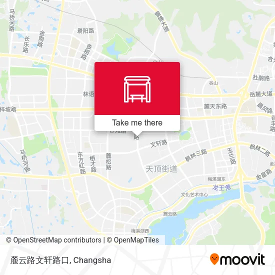 麓云路文轩路口 map