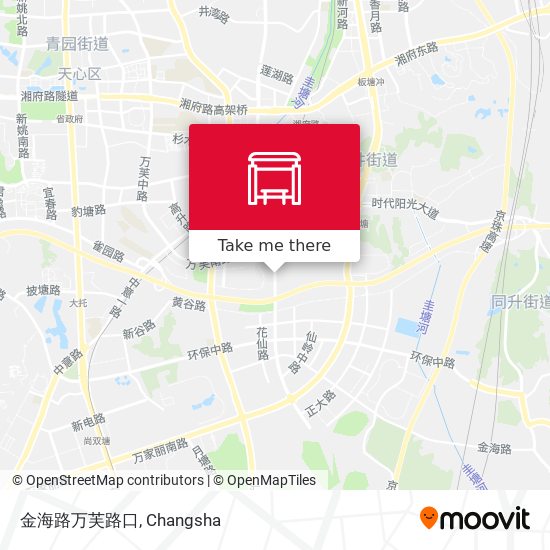 金海路万芙路口 map