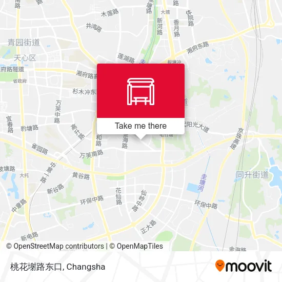 桃花塮路东口 map