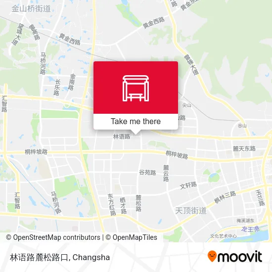 林语路麓松路口 map