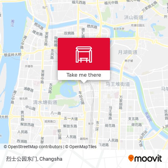 烈士公园东门 map