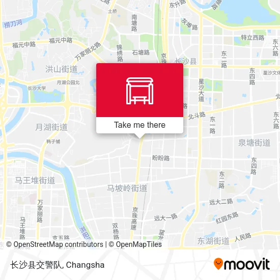 长沙县交警队 map