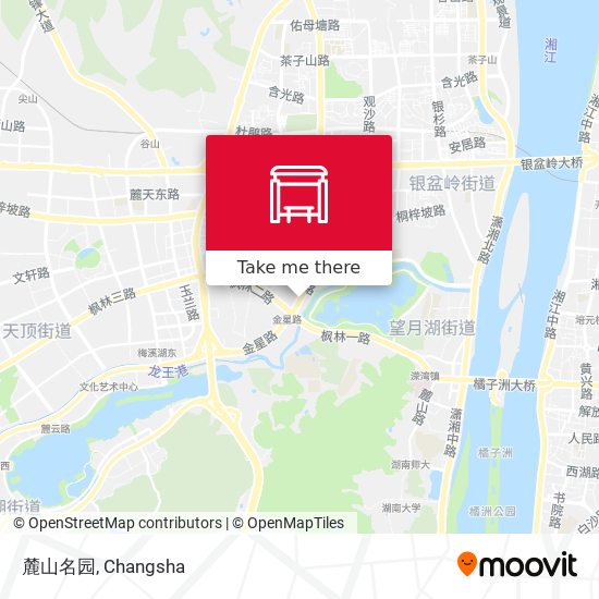 麓山名园 map