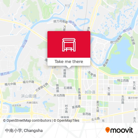 中南小学 map