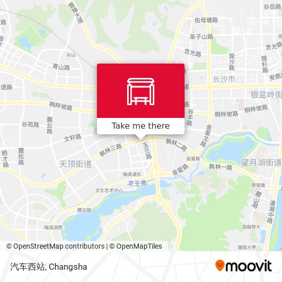 汽车西站 map