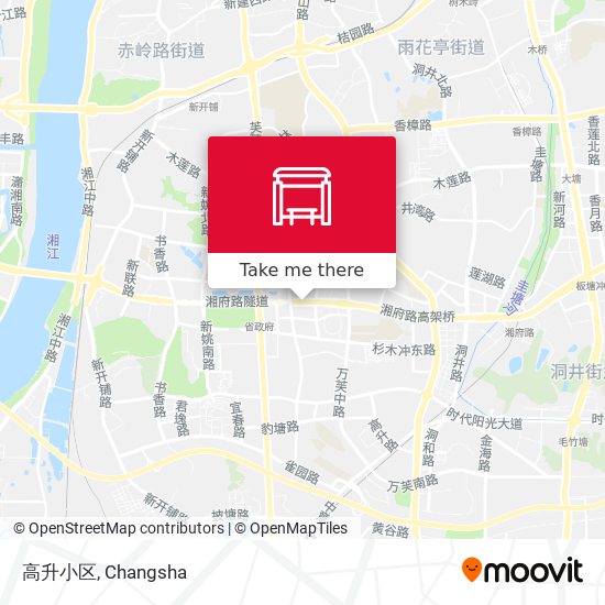 高升小区 map