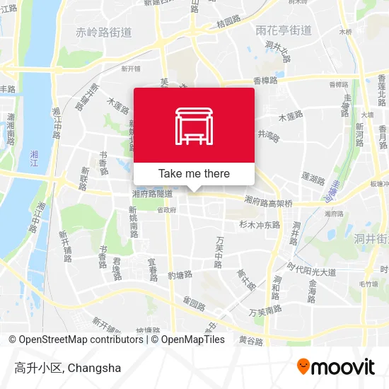 高升小区 map