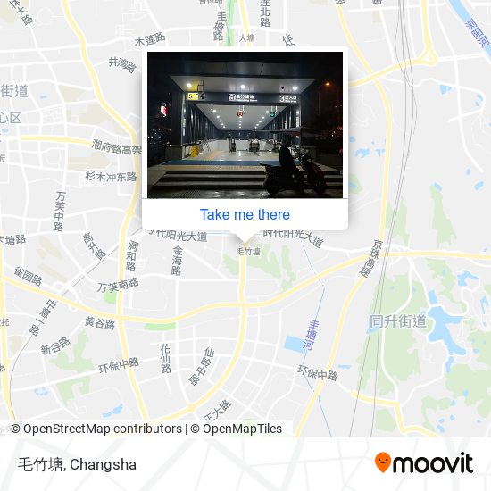 毛竹塘 map