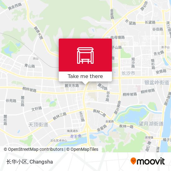长华小区 map