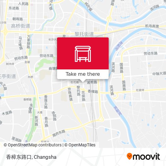 香樟东路口 map