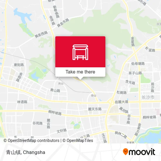 青山镇 map