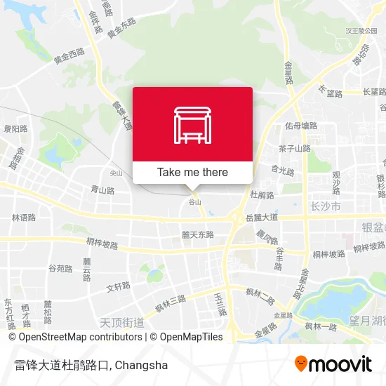 雷锋大道杜鹃路口 map