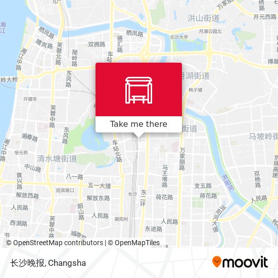 长沙晚报 map