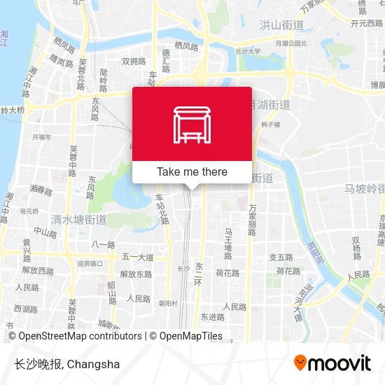 长沙晚报 map