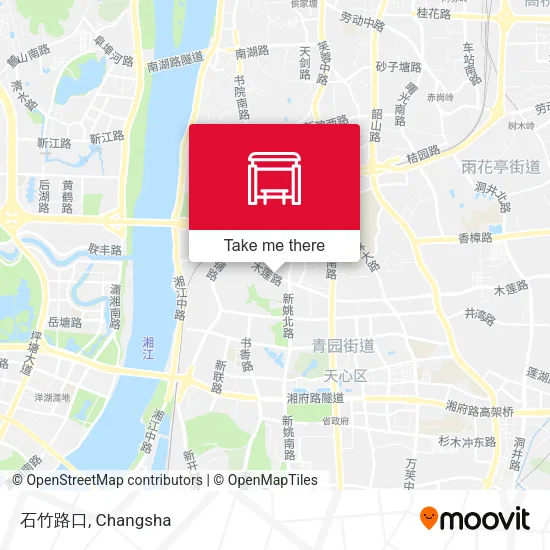 石竹路口 map