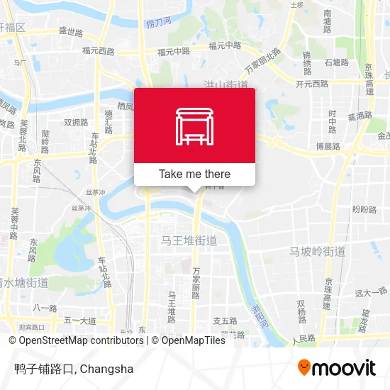 鸭子铺路口 map
