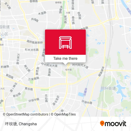 坪坝塘 map