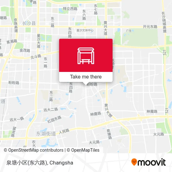 泉塘小区(东六路) map