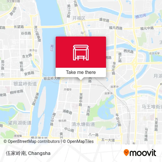 伍家岭南 map