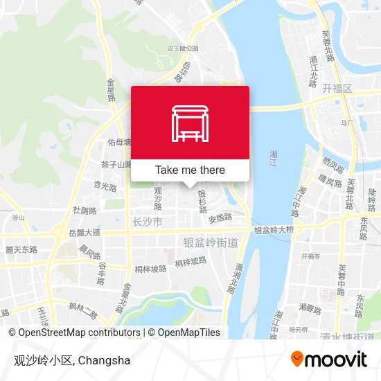 观沙岭小区 map