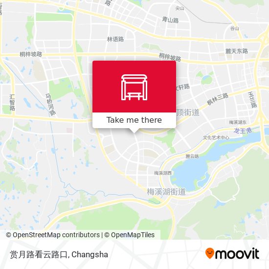 赏月路看云路口 map