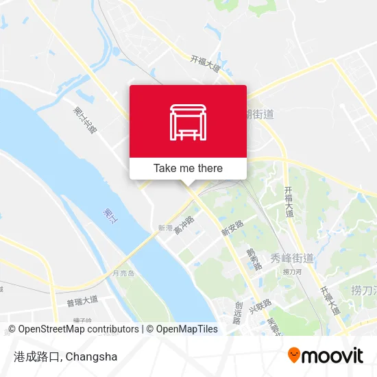 港成路口 map