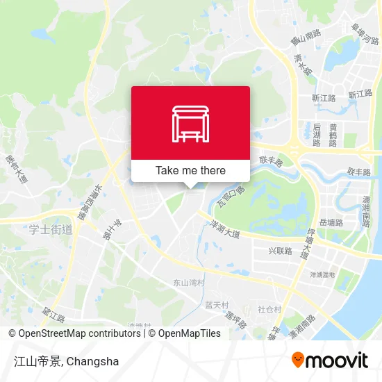 江山帝景 map